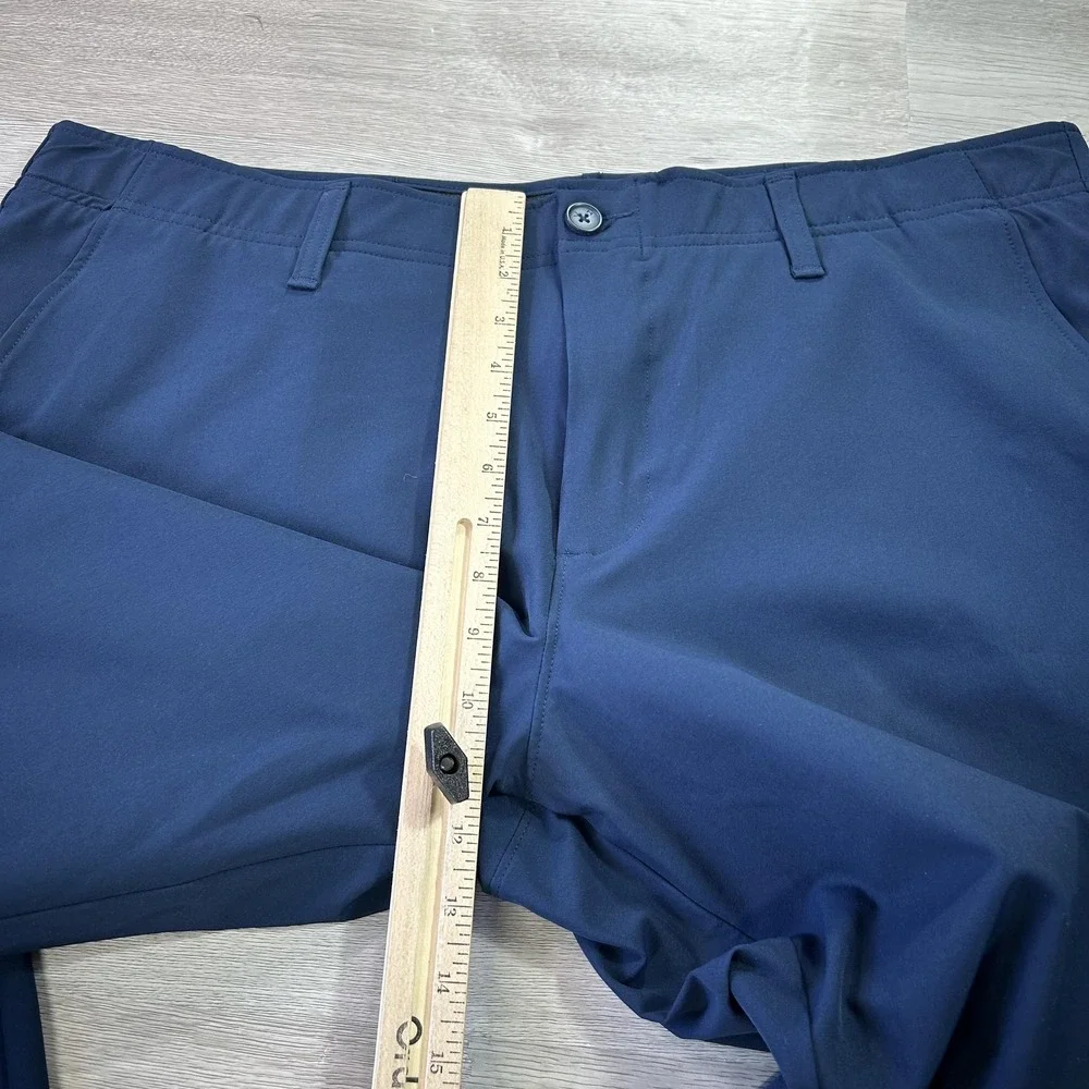 Under Armour Drive Golf Pants Mens 40x32 Navy Blue Performance Chino 1364407‎